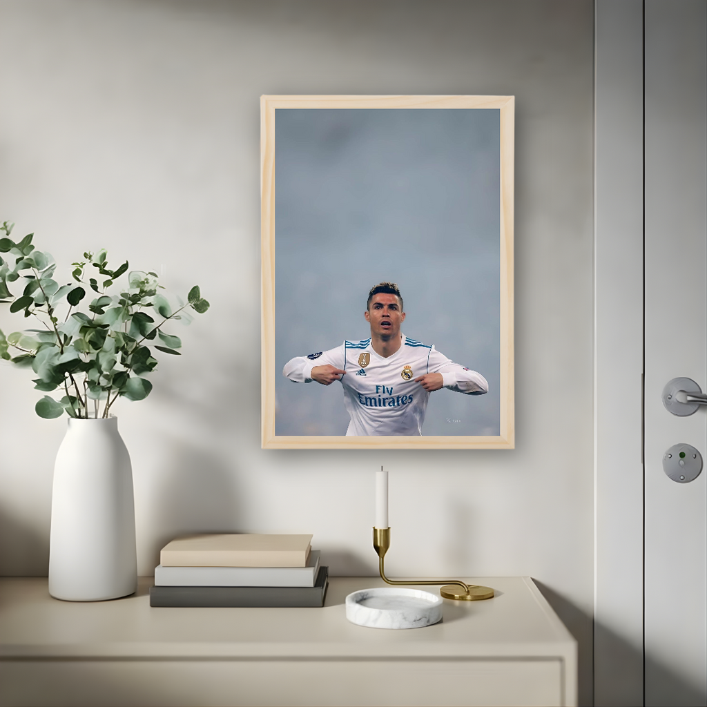 Cristiano Ronaldo Poster – Modern Room Decor