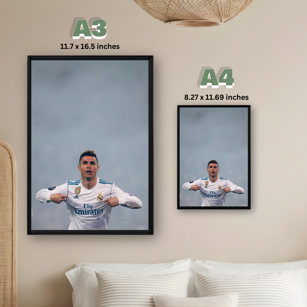 Cristiano Ronaldo Poster – Modern Room Decor