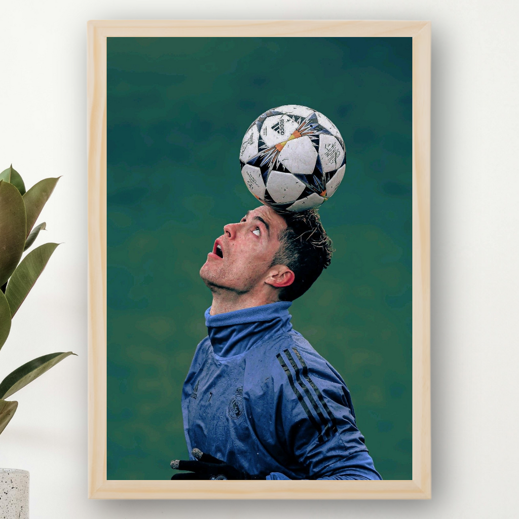 Cristiano Ronaldo Framed Print – Aesthetic Wall Decor