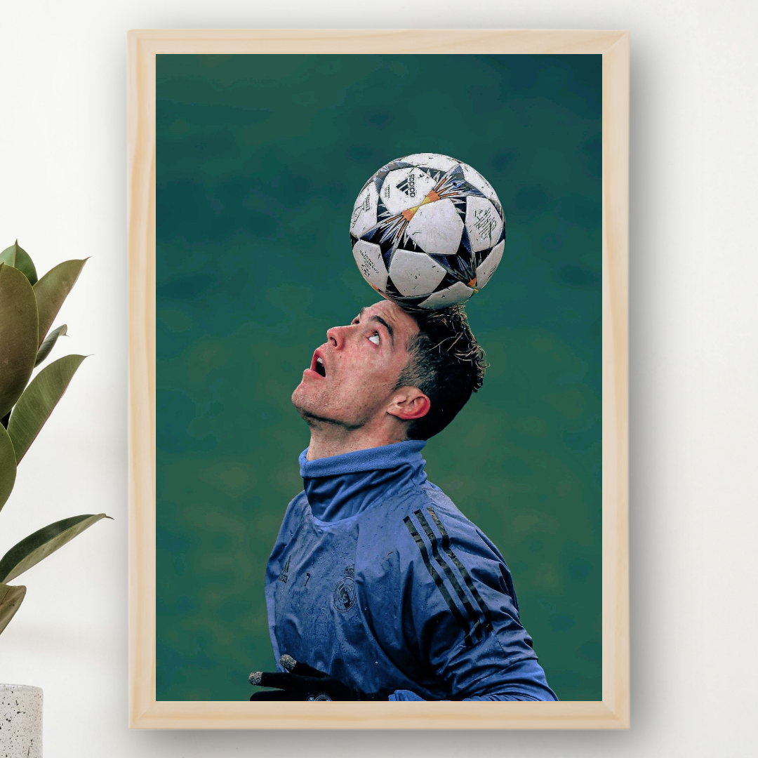 Cristiano Ronaldo Framed Print – Aesthetic Wall Decor