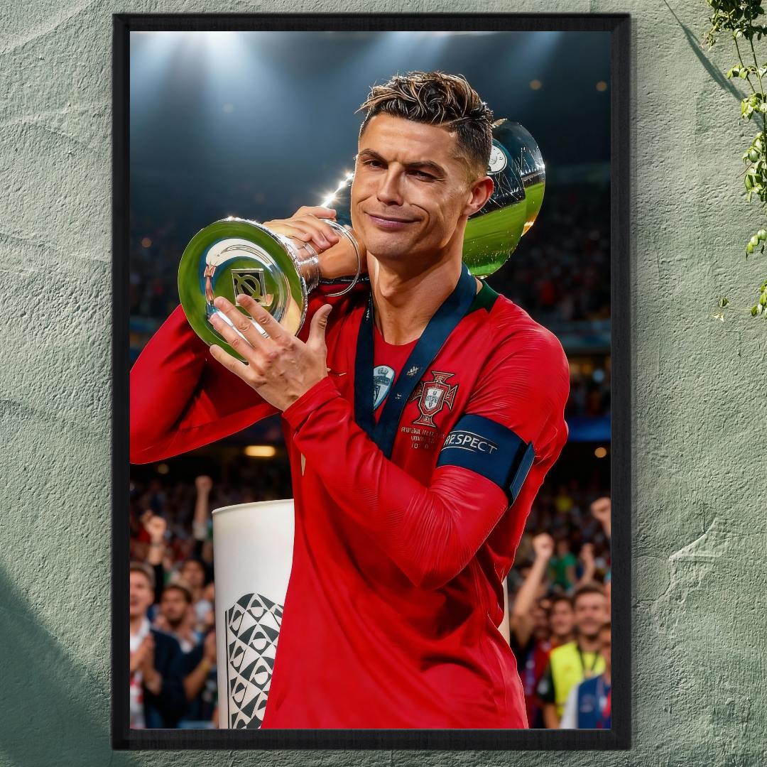 Cristiano Ronaldo Framed Poster – Premium Wall Art