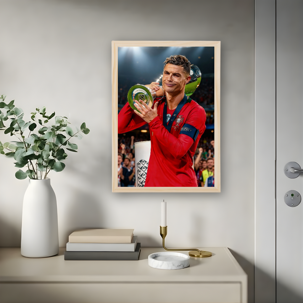 Cristiano Ronaldo Framed Poster – Premium Wall Art