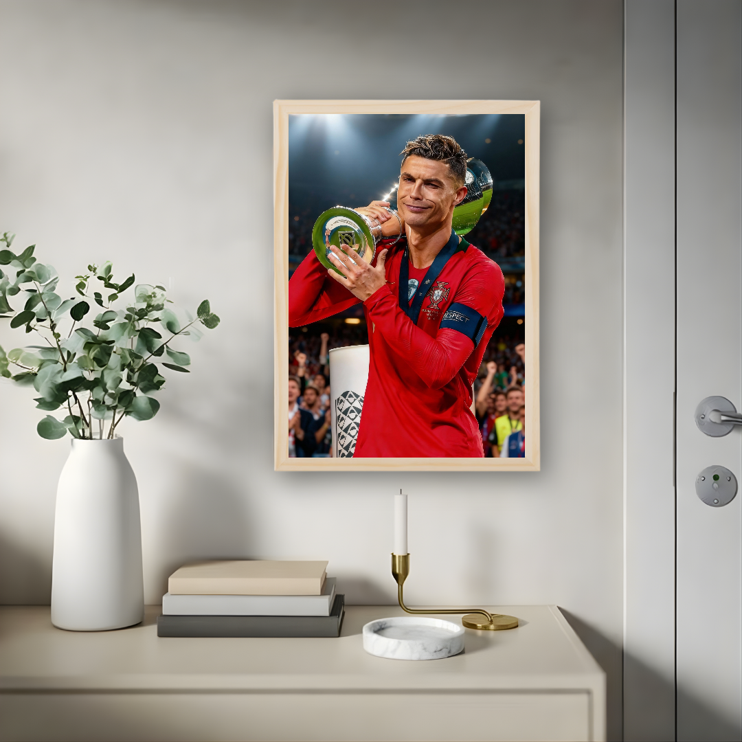 Cristiano Ronaldo Framed Poster – Premium Wall Art