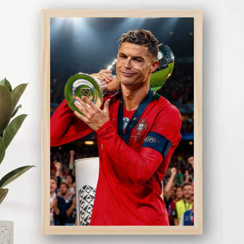 Cristiano Ronaldo Framed Poster – Premium Wall Art