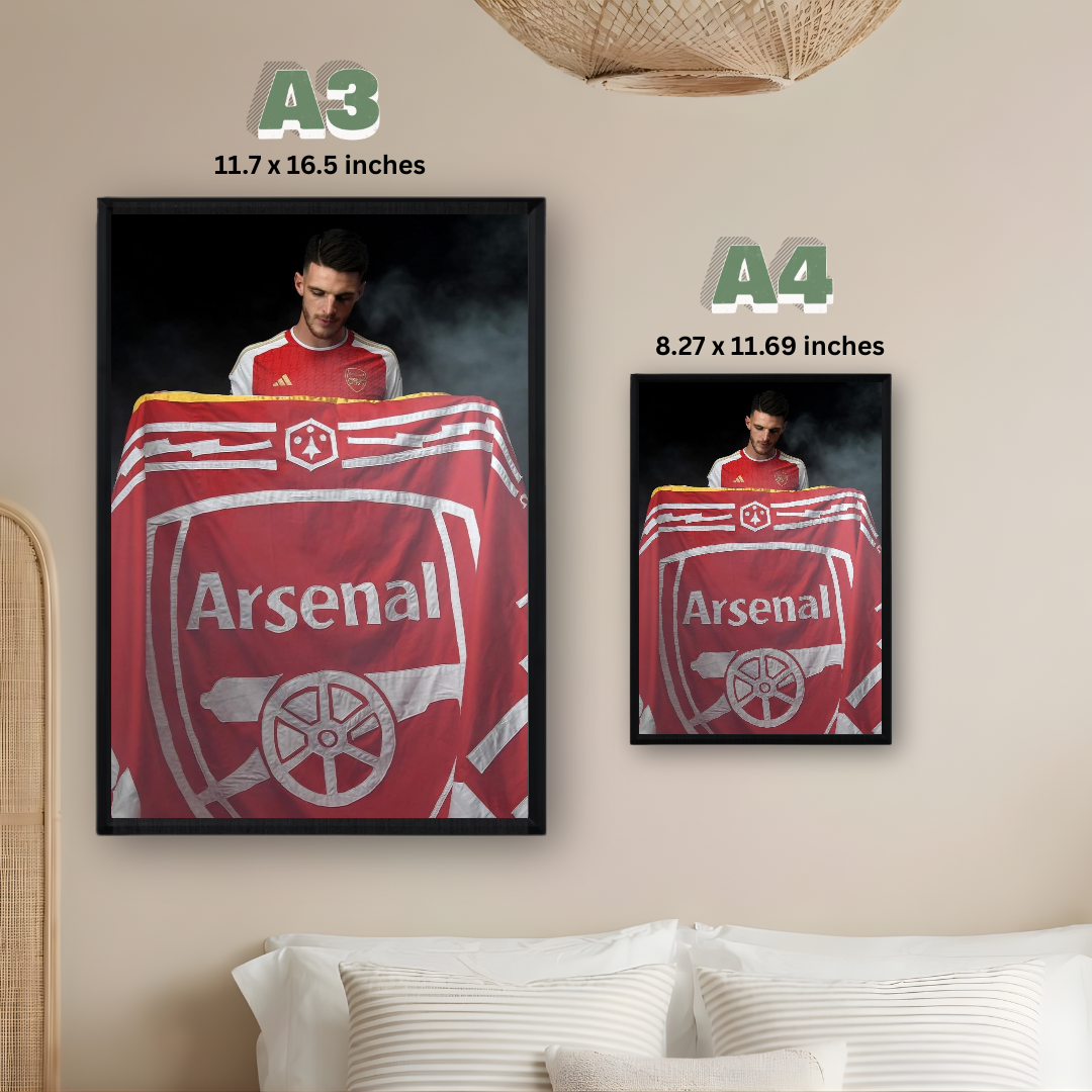 Declan Rice Framed Poster – Premium Wall Art