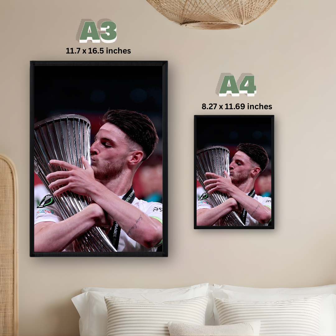 Declan Rice Framed Print – Aesthetic Wall Decor