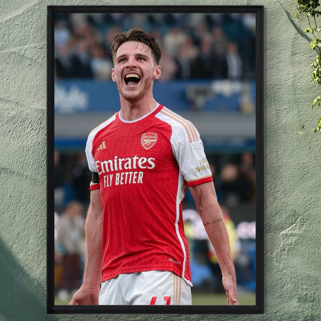 Declan Rice Framed Print – Aesthetic Wall Decor