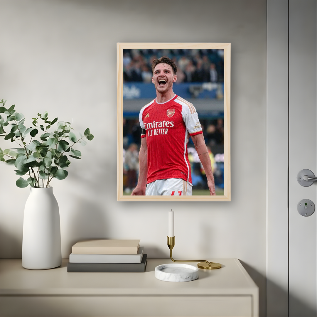Declan Rice Framed Print – Aesthetic Wall Decor