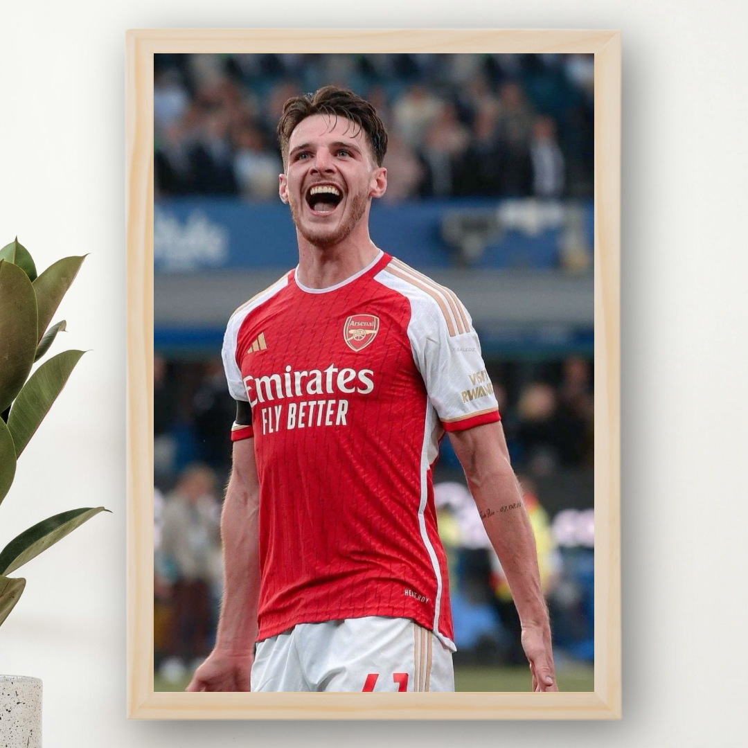 Declan Rice Framed Print – Aesthetic Wall Decor