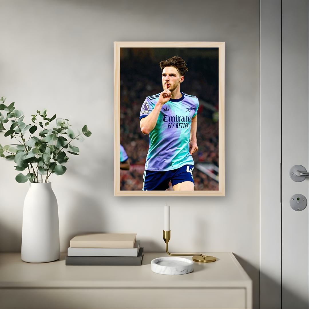 Declan Rice Framed Poster – Premium Wall Art