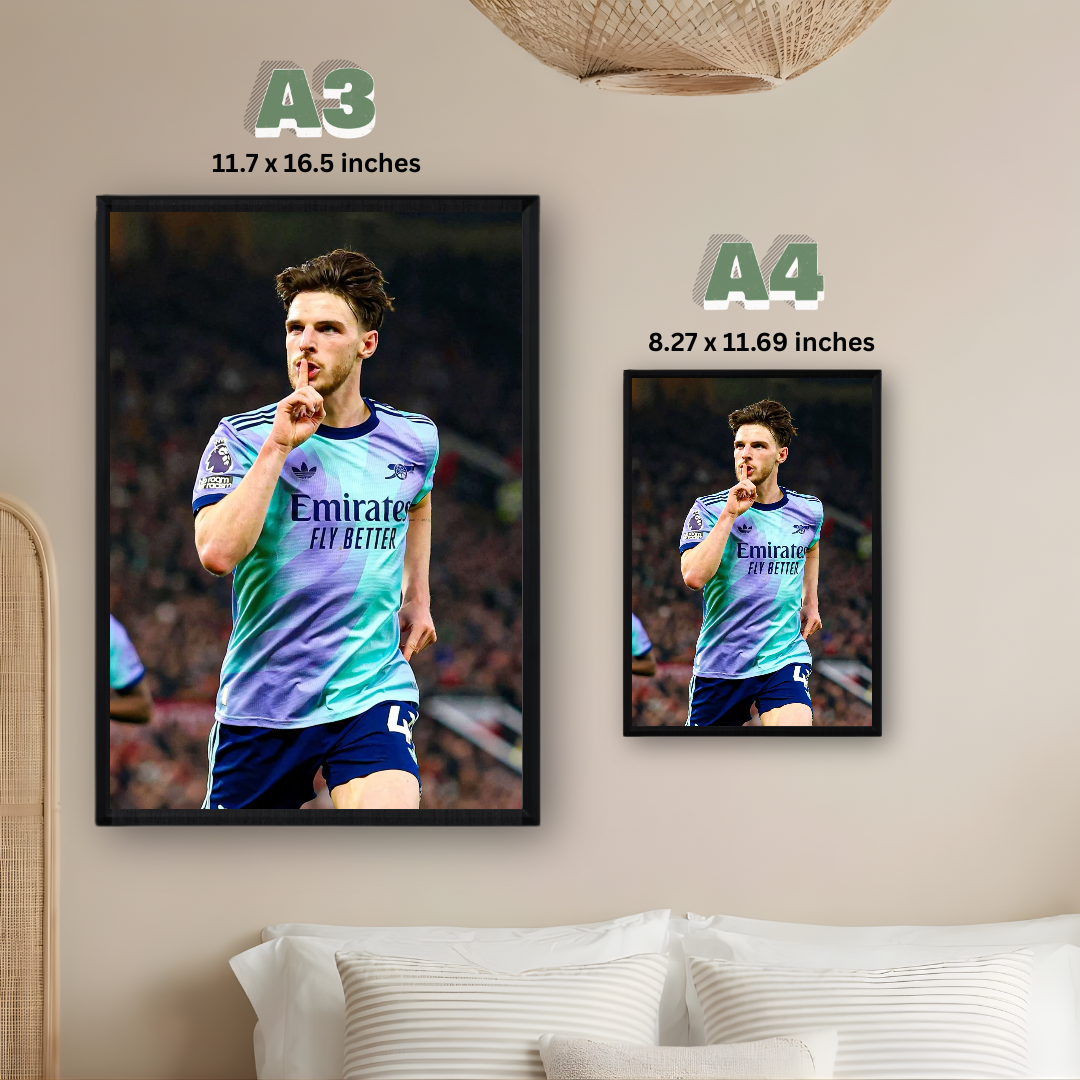 Declan Rice Framed Poster – Premium Wall Art