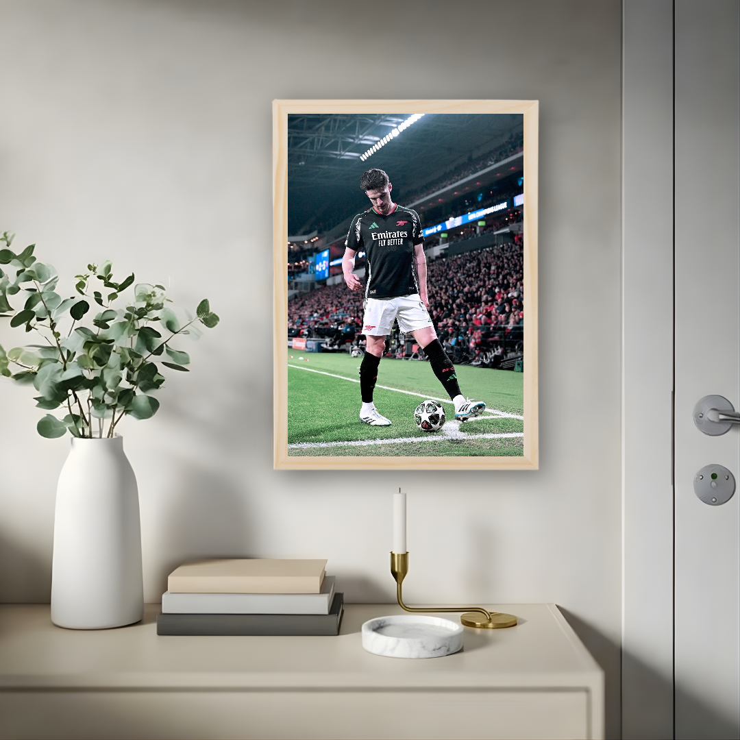 Declan Rice Framed Print – Aesthetic Wall Decor