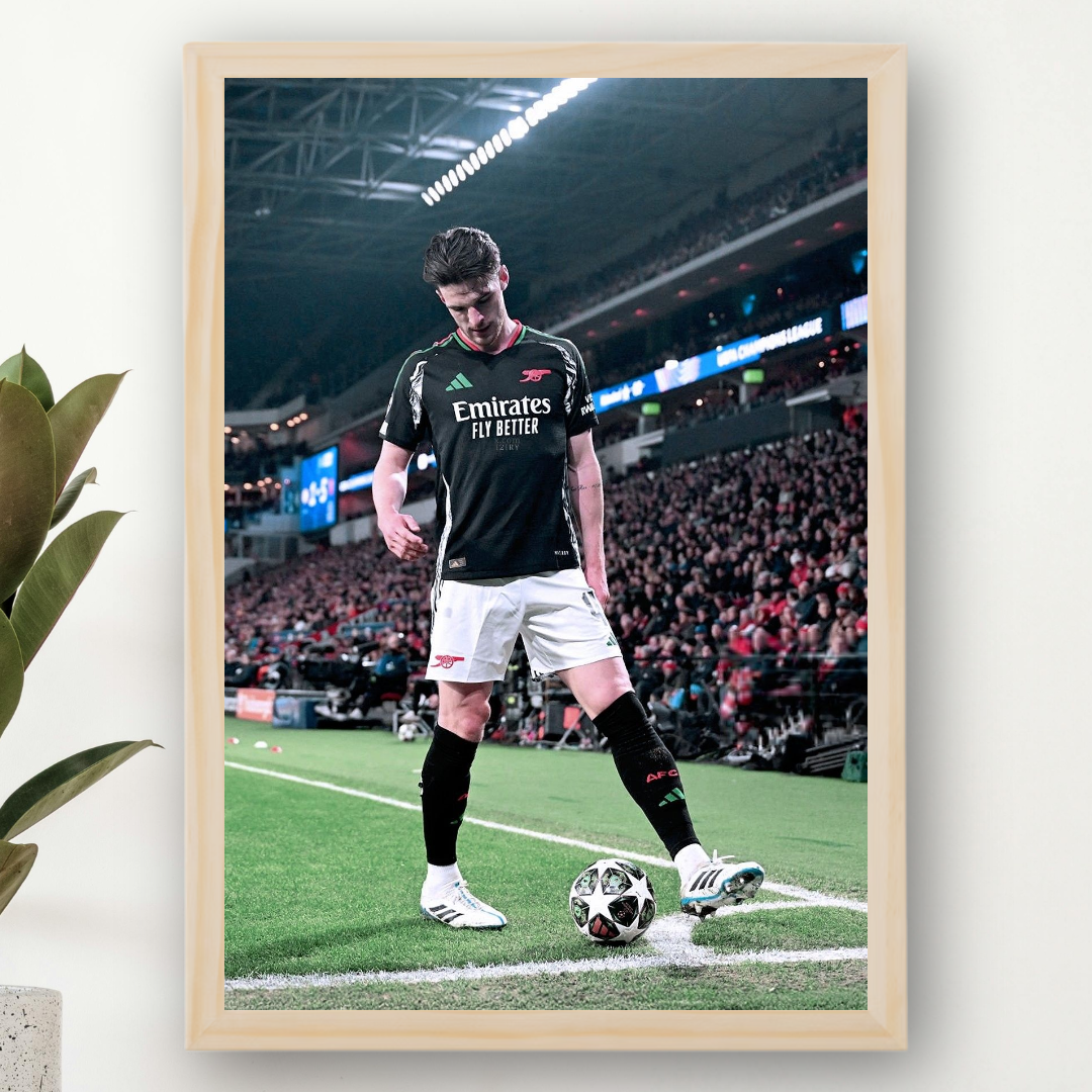 Declan Rice Framed Print – Aesthetic Wall Decor