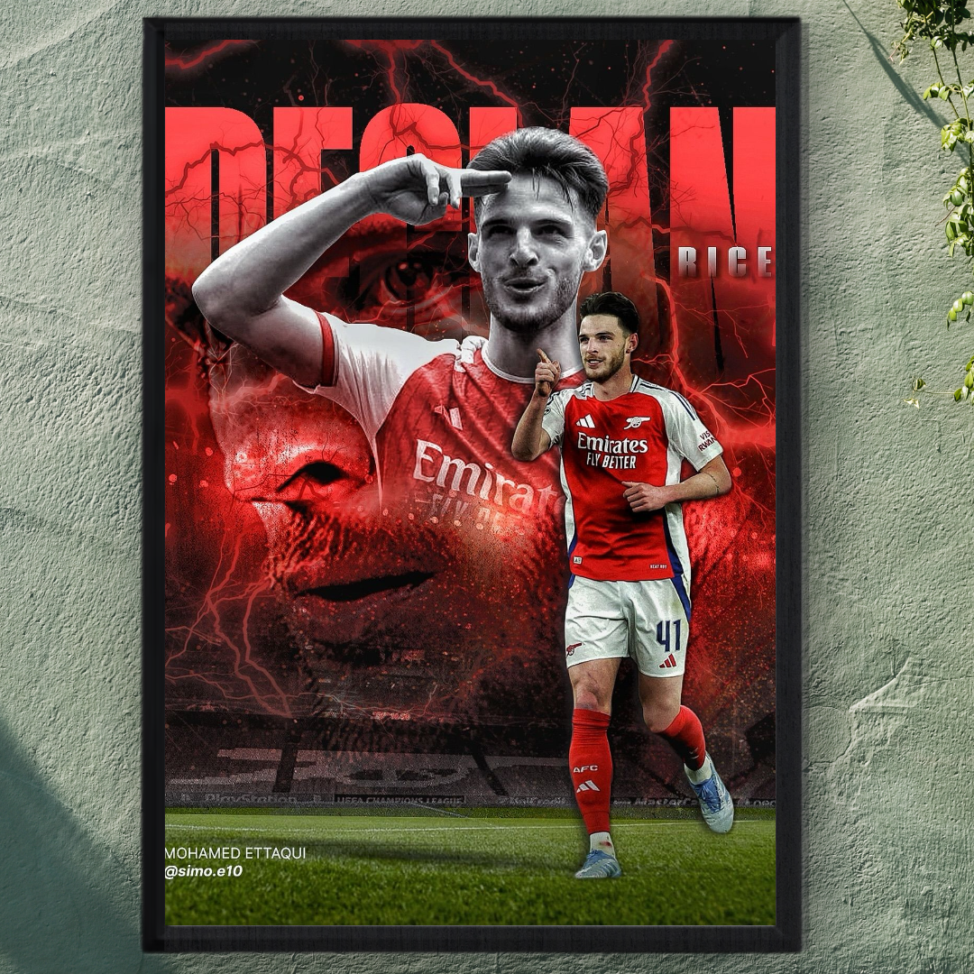 Declan Rice Poster – Modern Room Decor