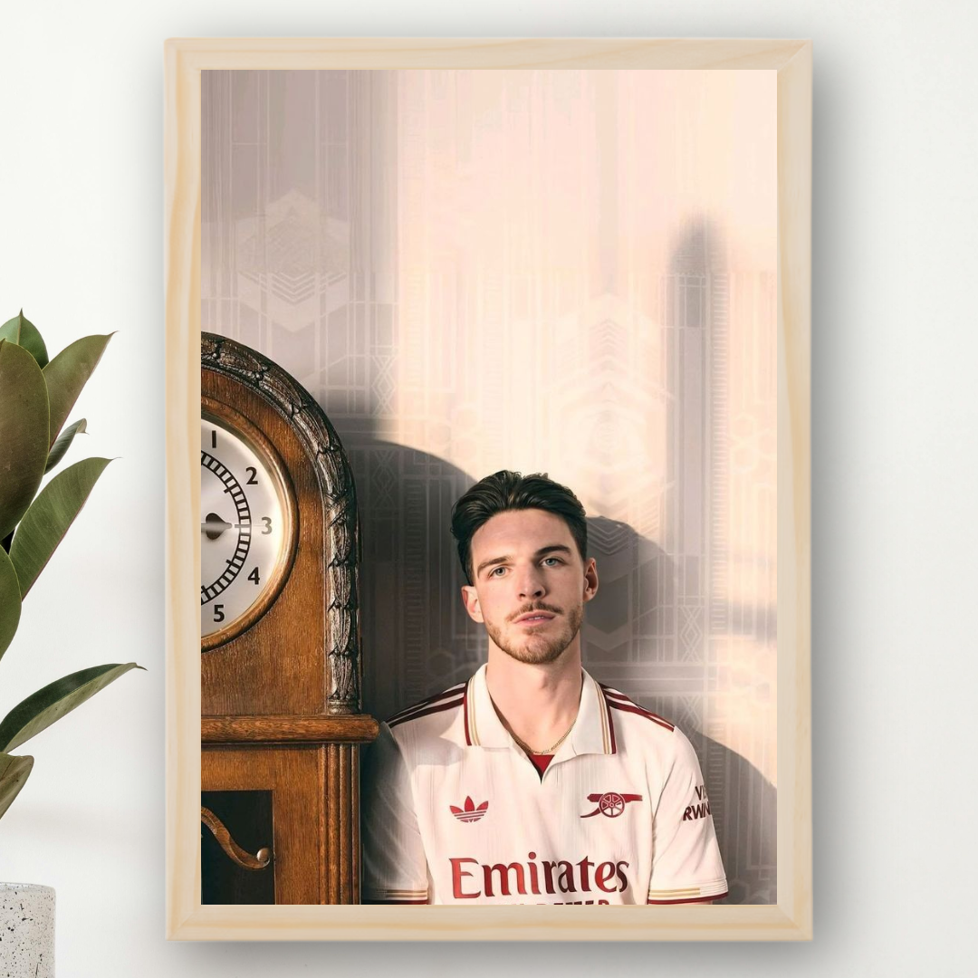 Declan Rice Framed Print – Aesthetic Wall Decor
