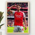 Declan Rice Framed Print – Aesthetic Wall Decor