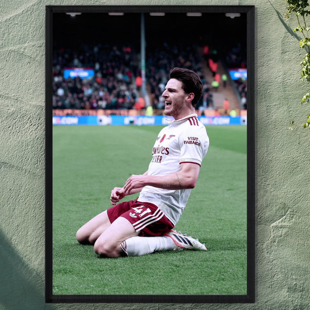 Declan Rice Framed Print – Aesthetic Wall Decor