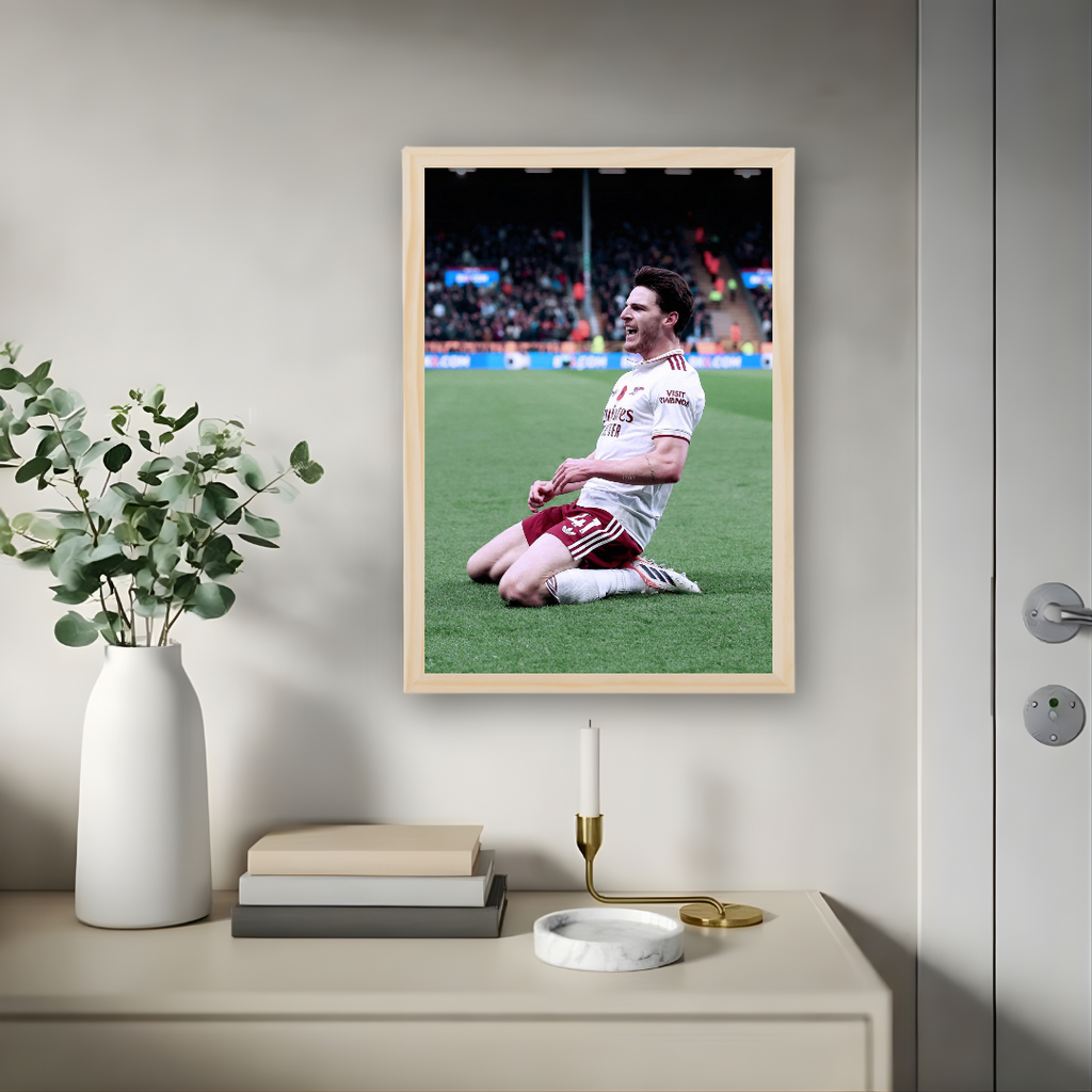Declan Rice Framed Print – Aesthetic Wall Decor