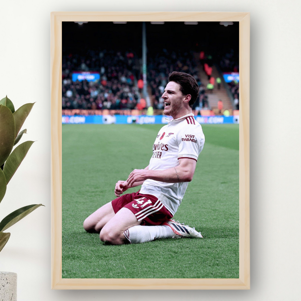 Declan Rice Framed Print – Aesthetic Wall Decor