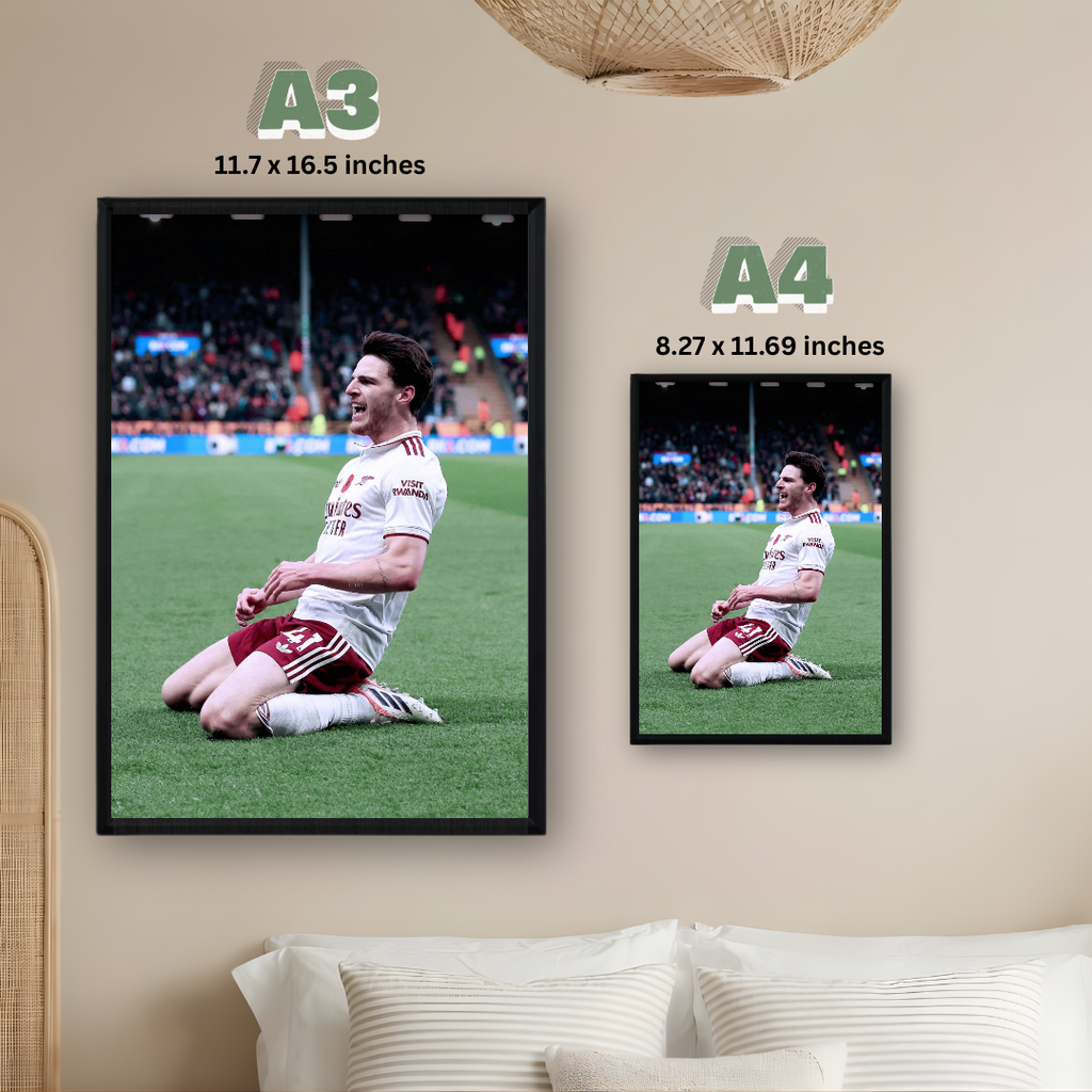 Declan Rice Framed Print – Aesthetic Wall Decor