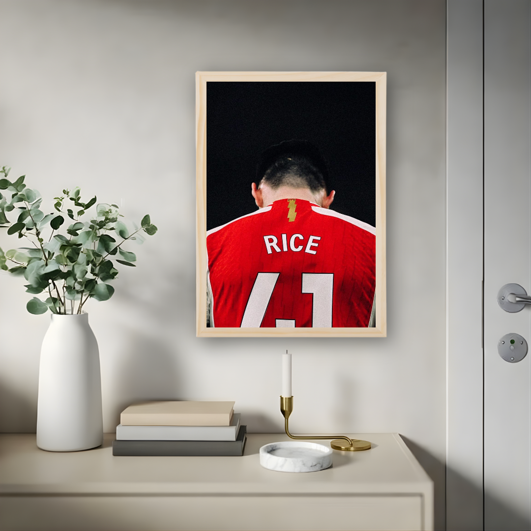 Declan Rice Framed Poster – Premium Wall Art