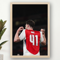 Declan Rice Framed Print – Aesthetic Wall Decor