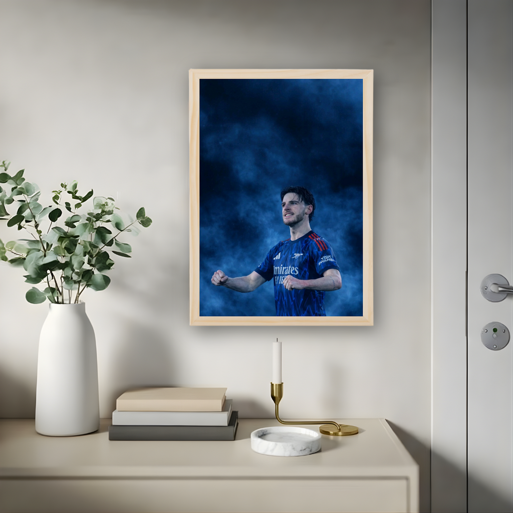 Declan Rice Framed Poster – Premium Wall Art
