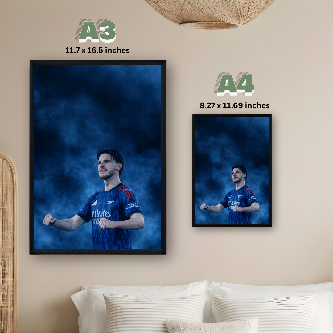 Declan Rice Framed Poster – Premium Wall Art