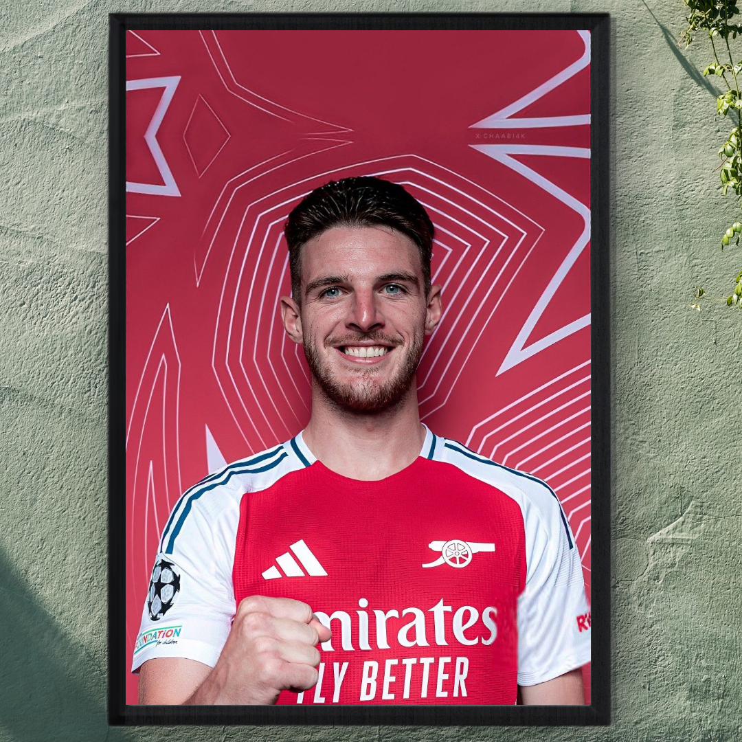 Declan Rice Poster – Modern Room Decor