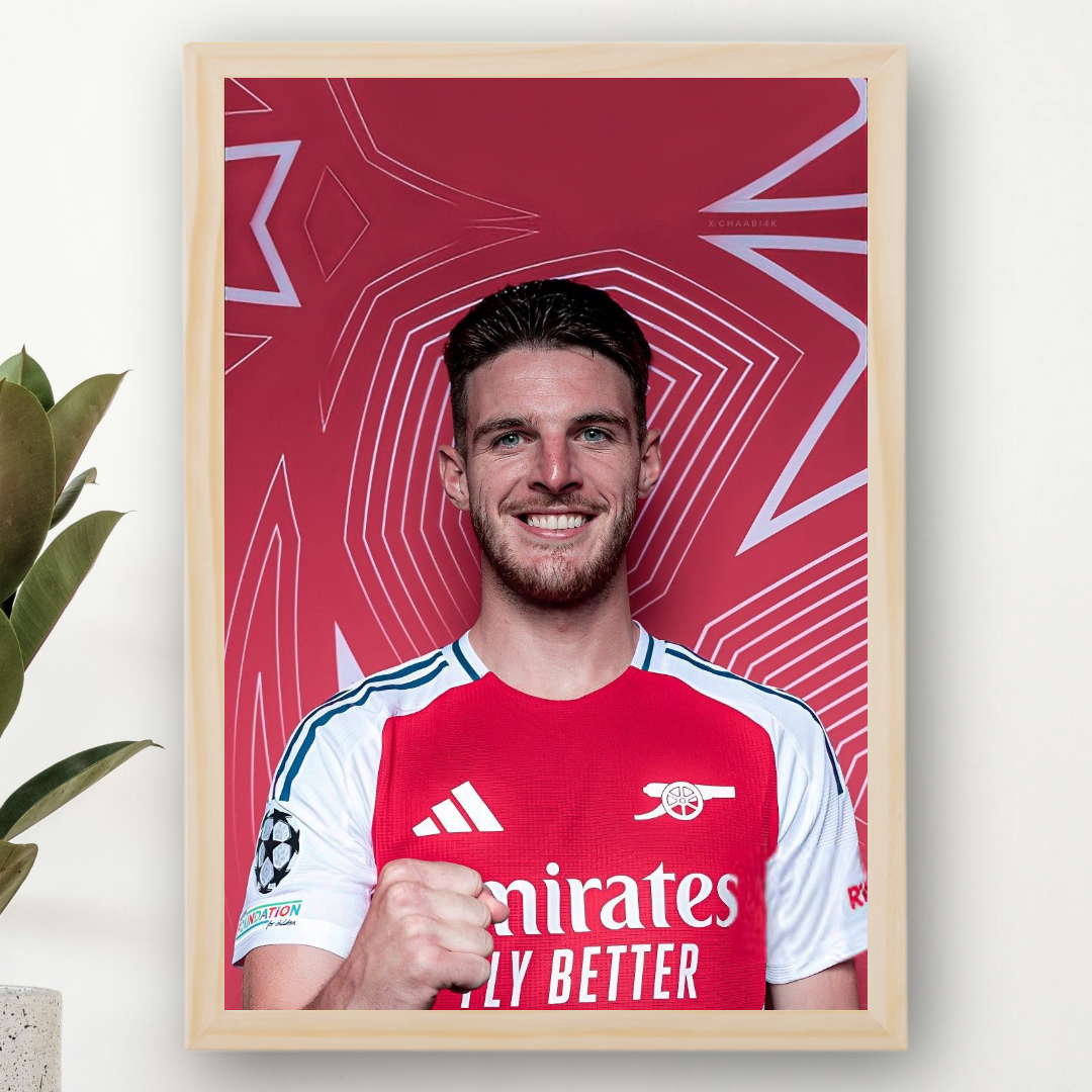 Declan Rice Poster – Modern Room Decor