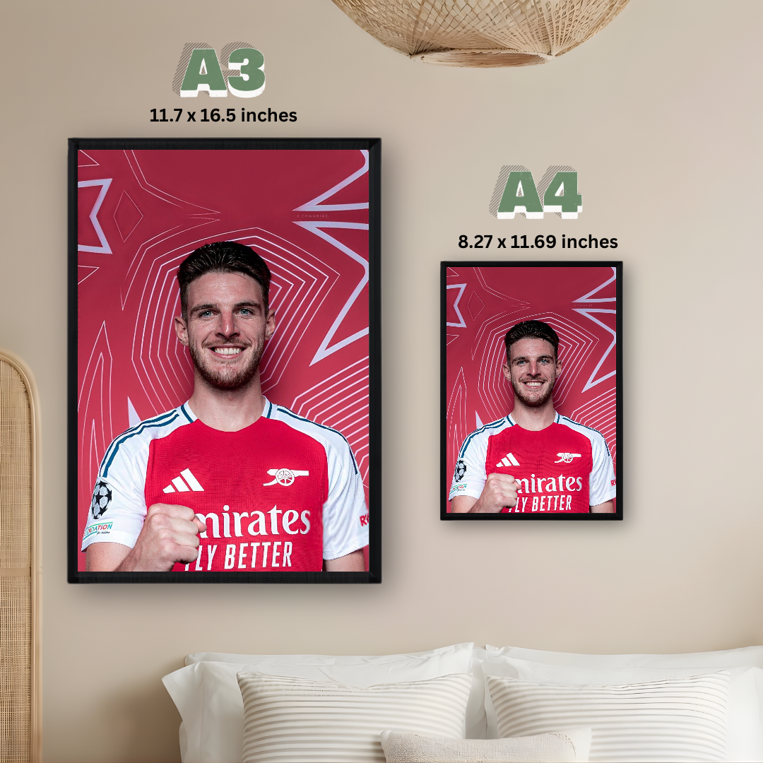 Declan Rice Poster – Modern Room Decor