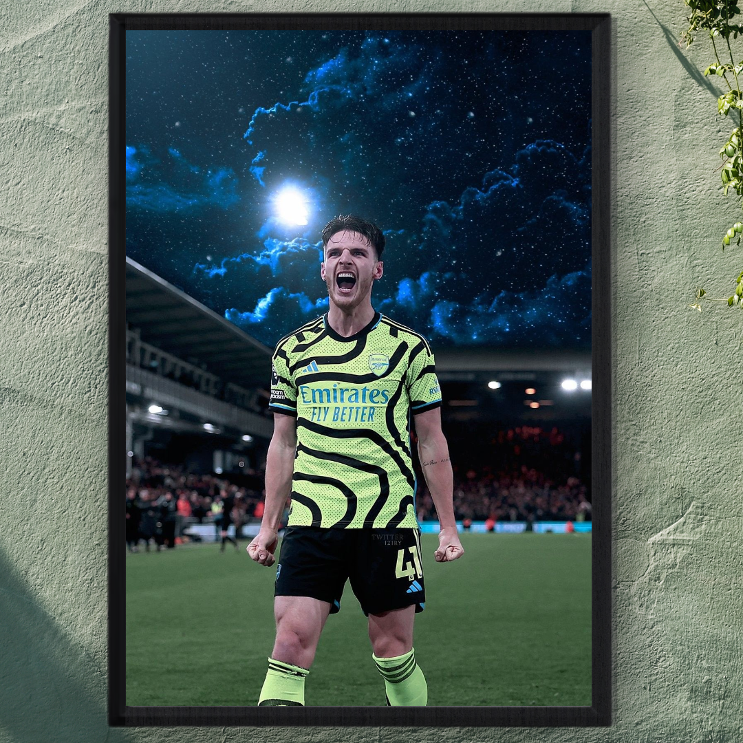 Declan Rice Framed Poster – Premium Wall Art