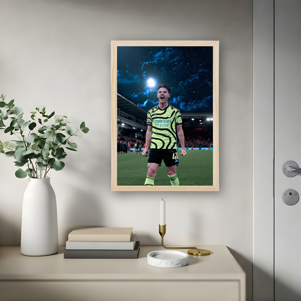 Declan Rice Framed Poster – Premium Wall Art