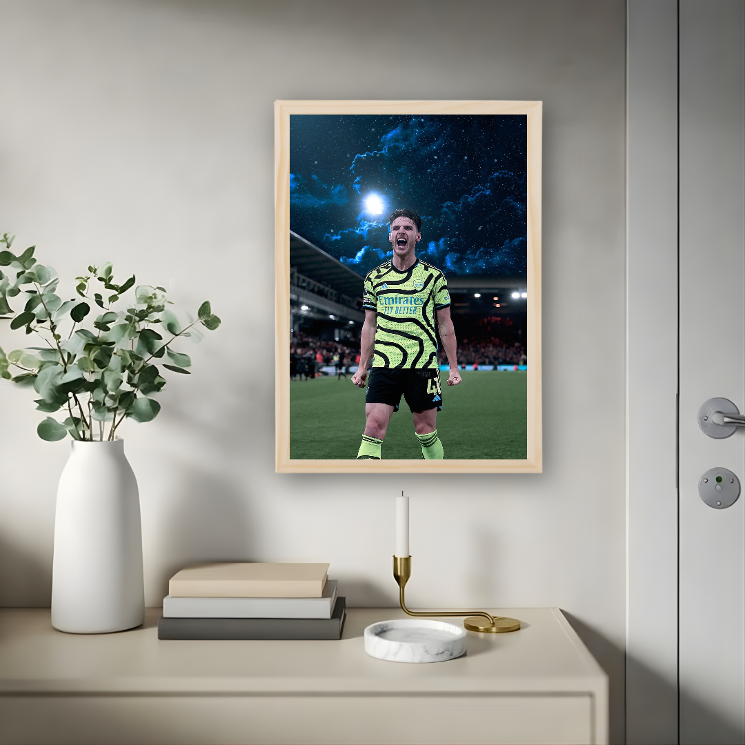 Declan Rice Framed Poster – Premium Wall Art