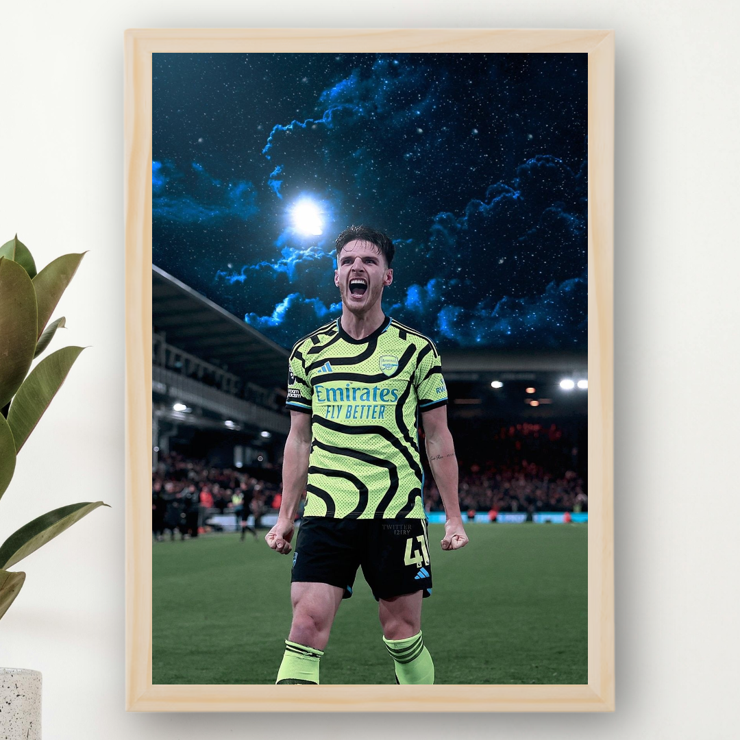Declan Rice Framed Poster – Premium Wall Art