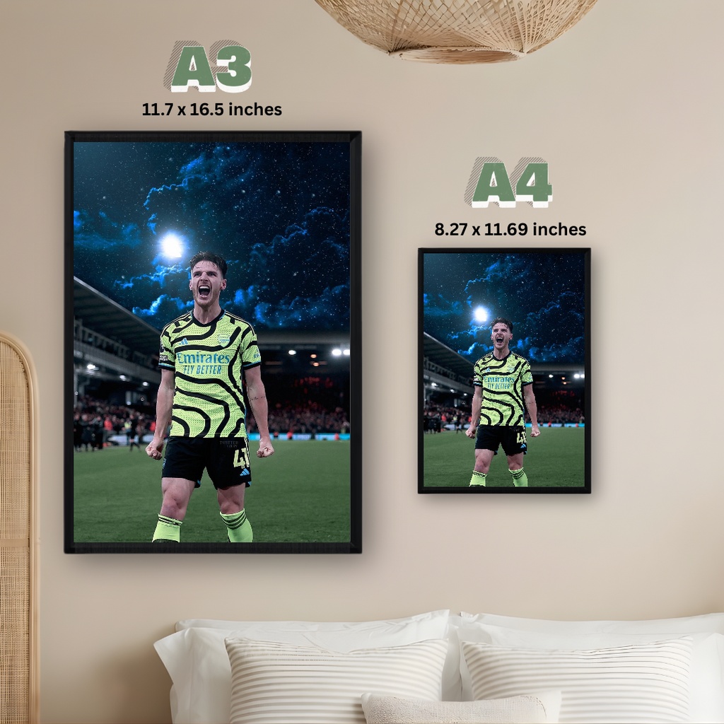 Declan Rice Framed Poster – Premium Wall Art