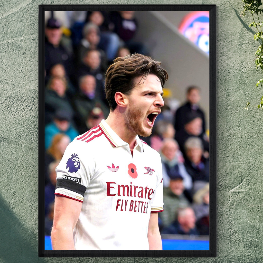 Declan Rice Framed Print – Aesthetic Wall Decor