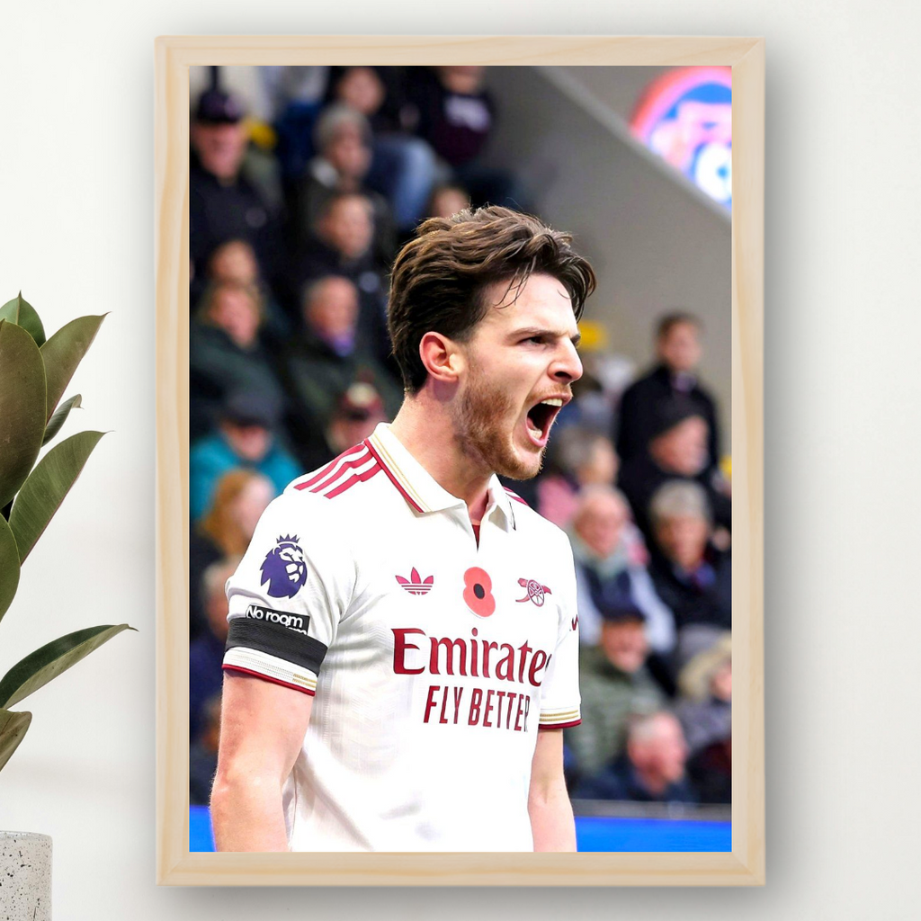 Declan Rice Framed Print – Aesthetic Wall Decor