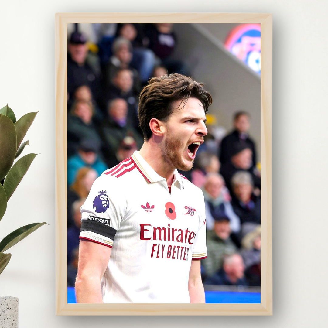 Declan Rice Framed Print – Aesthetic Wall Decor