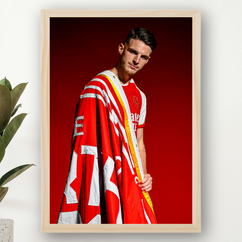 Declan Rice Framed Print – Aesthetic Wall Decor