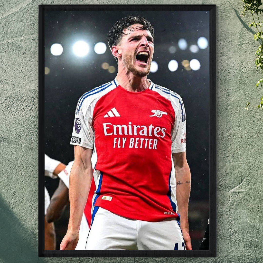 Declan Rice Framed Poster – Premium Wall Art
