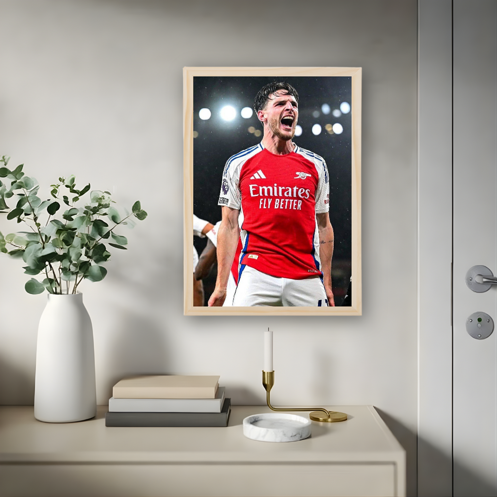 Declan Rice Framed Poster – Premium Wall Art