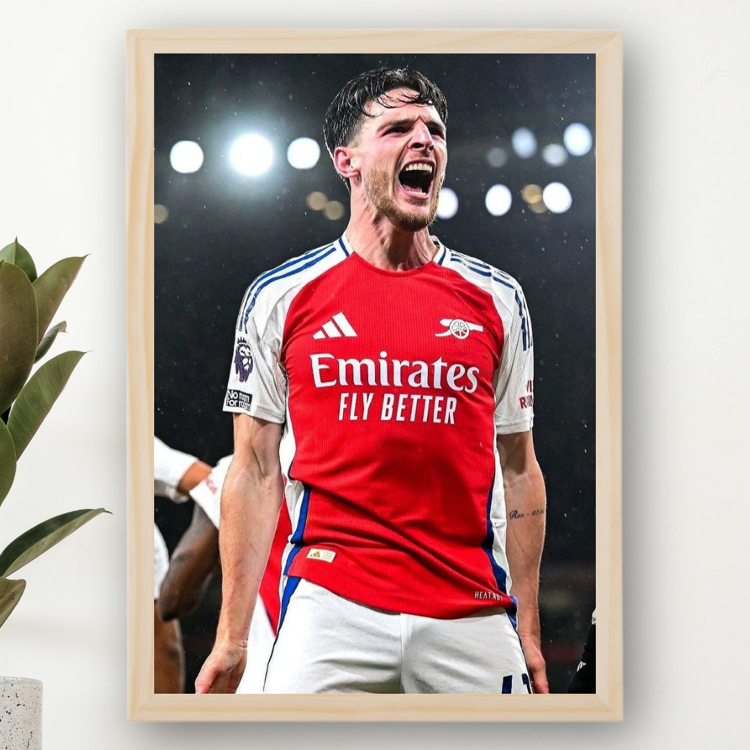 Declan Rice Framed Poster – Premium Wall Art