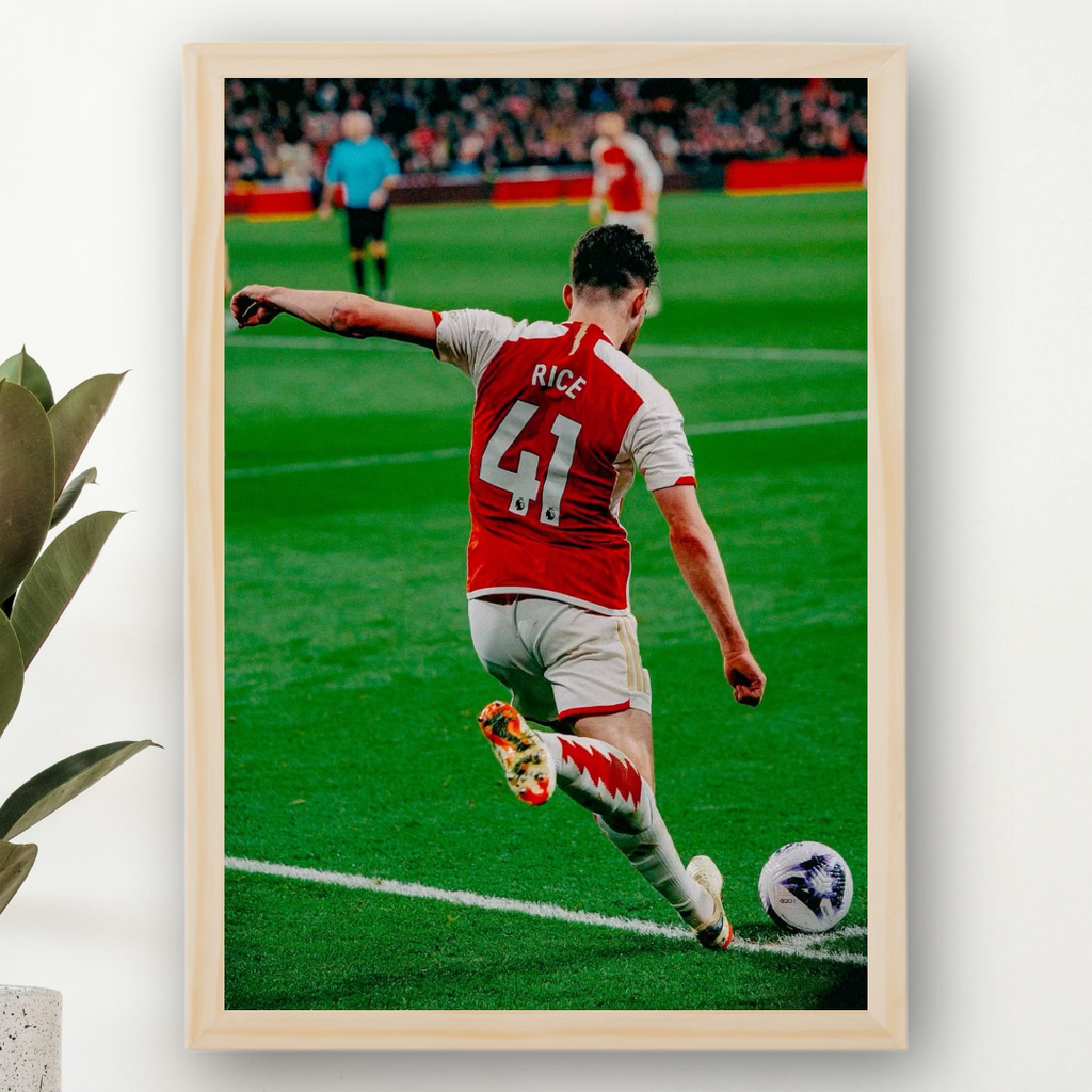 Declan Rice Framed Print – Aesthetic Wall Decor