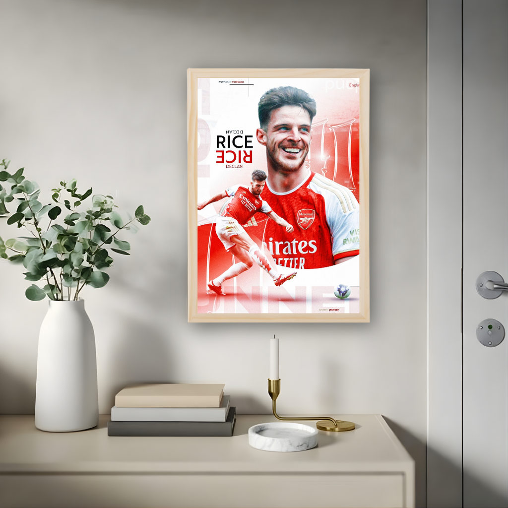 Declan Rice Poster – Modern Room Decor