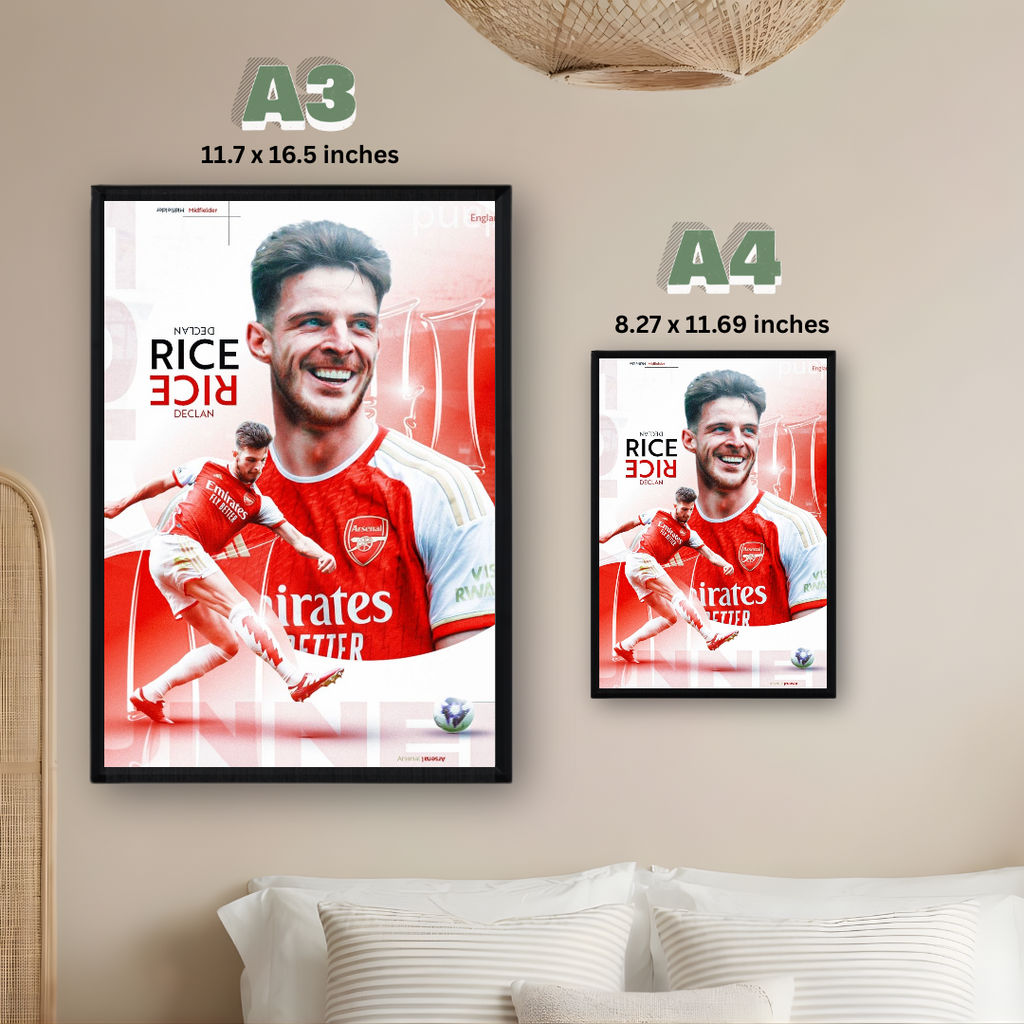 Declan Rice Poster – Modern Room Decor