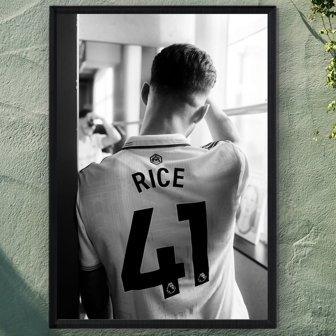 Declan Rice Framed Print – Aesthetic Wall Decor