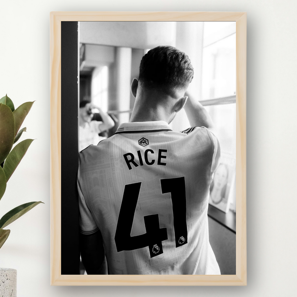 Declan Rice Framed Print – Aesthetic Wall Decor