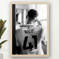 Declan Rice Framed Print – Aesthetic Wall Decor