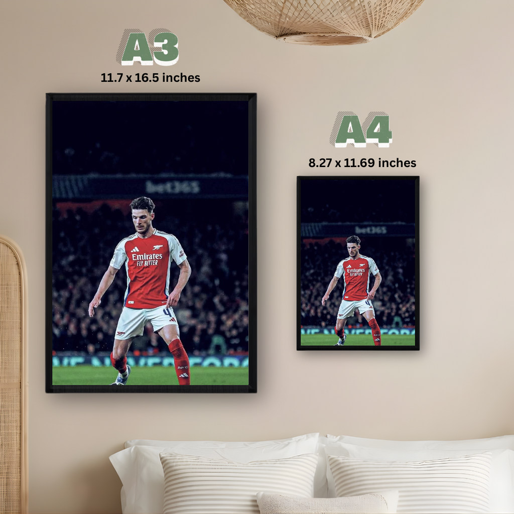 Declan Rice Framed Poster – Premium Wall Art